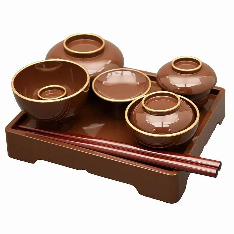 うす型仏膳椀 霊供膳 ローズ渕金 4.5寸 初盆 新盆 お盆 お彼岸