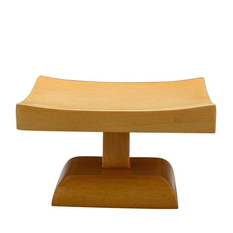 仏具 高坏 高月低 高月 木製 2.5〜3寸 ライト色・ダーク色 : 仏壇