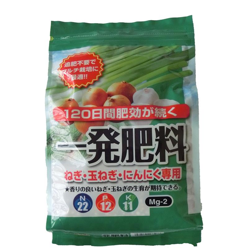 一発肥料 ねぎ・玉ねぎ・にんにく専用肥料 1kg 22-12-11 Mg2 : 肥料の