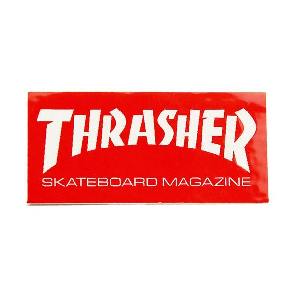 Thrasher Magzine スラッシャー Us企画 ミニステッカー シール Skate Mag Mini Black Red Blue Logo Sticker スケボー Skate Sk8 スケートボード Punk 1013 Mini His Hero Is Black 通販 Yahoo ショッピング