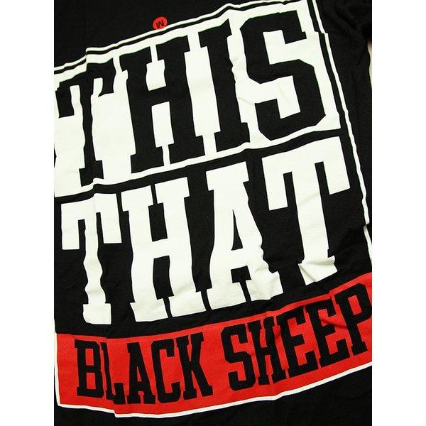 BLACK SHEEP Tシャツ ブラックシープ This That T-Shirt ネイティブ