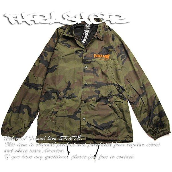 THRASHER Thrasher (スラッシャー) US コーチジャケット THRASHER Thrasher (スラッシャー) US コーチジャケット