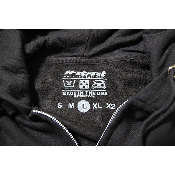 H-Street (エイチストリート) パーカー ジップフード OG Mark Logo Zip