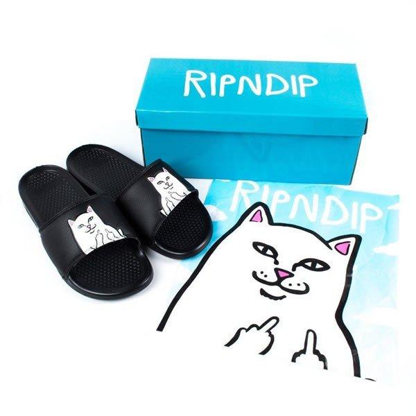 RIPNDIP（リップンディップ） サンダル スリッパ Lord Nermal Black