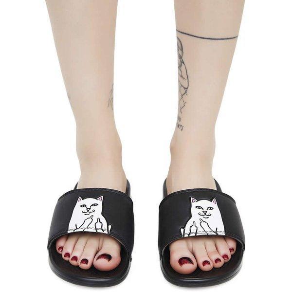 RIPNDIP（リップンディップ） サンダル スリッパ Lord Nermal Black