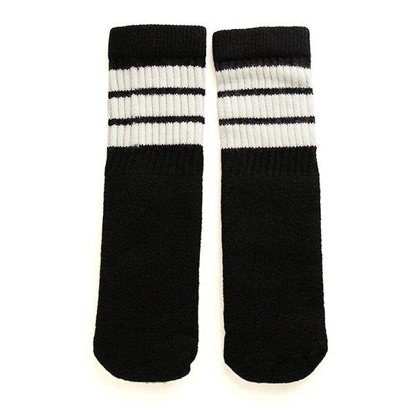 Skatersocks ベビー キッズ 赤ちゃん 子供 ロングソックス 靴下 ソックス スケボー チューブソックス 10 Inch Baby Kids Striped Tube Socks 10インチ 4749 10 His Hero Is Black 通販 Yahoo ショッピング