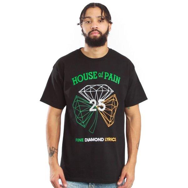 Diamond Supply House Of Pain コラボ Tシャツ 半袖 ダイヤモンドサプライ ハウス オブ ペイン H O P X Diamond T Shirt Black Hiphop ヒップホップ 5052 His Hero Is Black 通販 Yahoo ショッピング