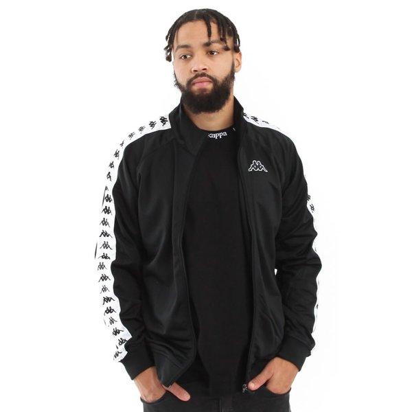 Chaqueta Kappa Anniston Slim - Corte Recto, Banda En Mangas | Estilo Deportivo Retro | Unisex Para Ciudad Y Deporte