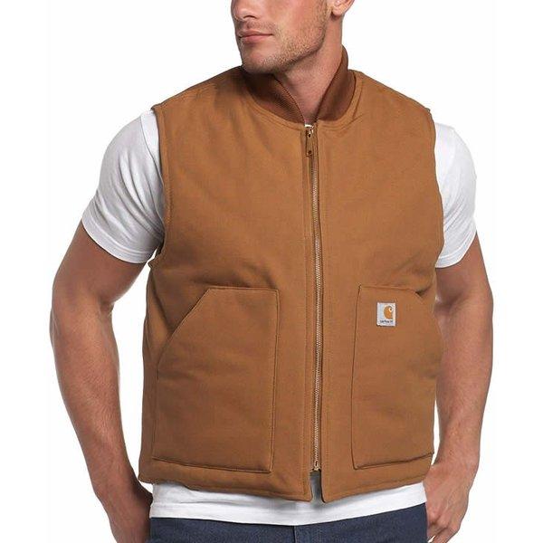 CARHARTT (カーハート) US ベスト ジャケット M Duck Vest BROWN (V01)｜his-hero-is-black｜07