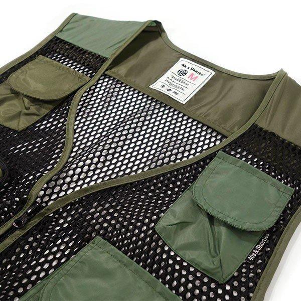 40s & Shorties (フォーティーズ アンド ショーティーズ) ベスト ジャケット ジレ Commando Vest Olive｜his-hero-is-black｜03