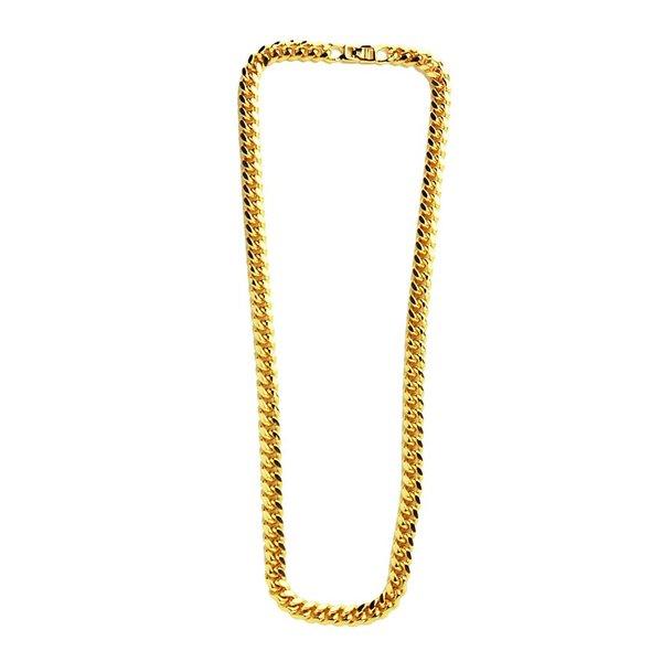 ADVANCE(アドバンス)ネックレス ゴールドチェーン アクセサリー 18K Necklace Gold Chain(F)70cm/11mm幅/喜平 スケボー SKATE SK8 HIPHOP ヒップホップ｜his-hero-is-black｜02