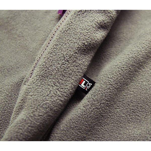 FILA HERITAGE (フィラ) フリースジャケット ROC NEIGE Fleece Jacket Purple×Grey｜his-hero-is-black｜03