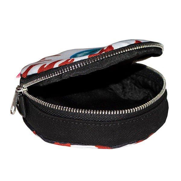 mishka（ミシカ）目デザインの円形ポーチ MISHKA（ミシカ） ポーチ 目玉 KEEP WATCH POUCH BLACK : HIS HERO IS