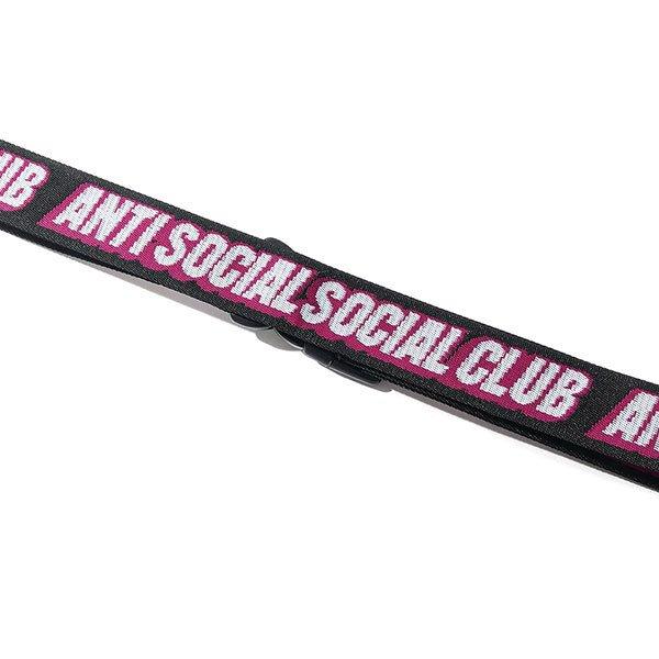 AntiSocialSocialClub (アンチソーシャルソーシャルクラブ) 荷物 ストラップ Safe And Sound Black Luggauge Strap スケボー｜his-hero-is-black｜02