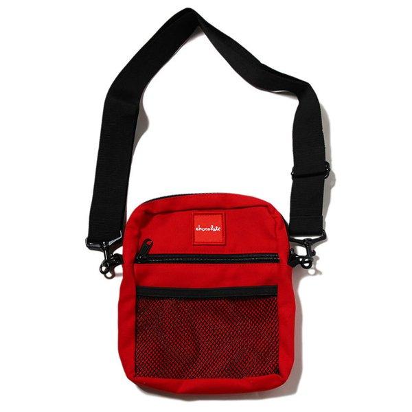 Chocolate Skateboards (チョコレート) ショルダーバッグ ミニ カバン Shoulder Bag Red スケボー