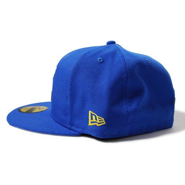 BornxRaised (ボーンアンドレイズド) キャップ ニューエラ BORN X RAISED + RAMS NEW ERA FITTED HAT BLUE NFL アメフト アメリカンフットボール HIPHOP｜his-hero-is-black｜02