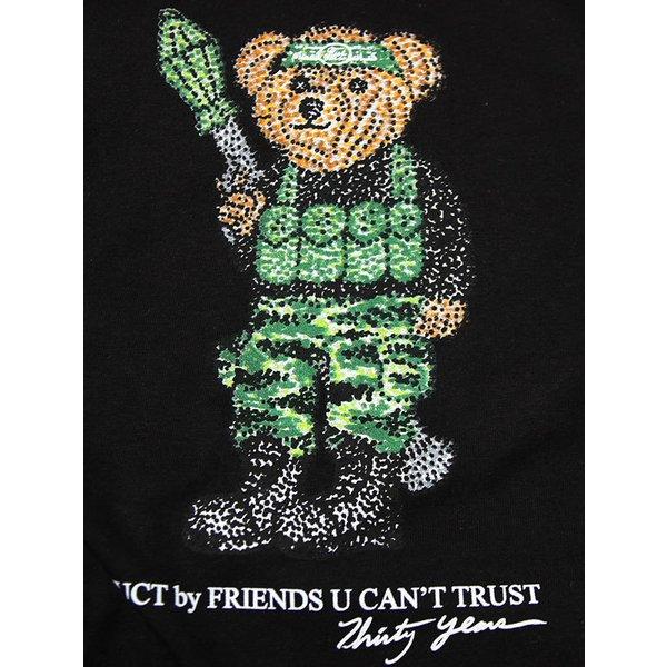 FUCT（ファクト） US Tシャツ FREEDOM BEAR T-SHIRT BLACK メンズ 