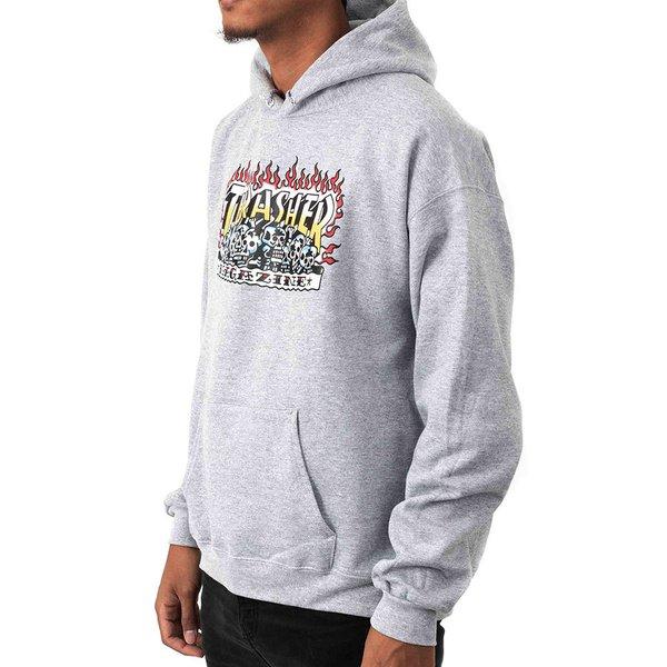 THRASHER（スラッシャー） US パーカー プルオーバー Krak Skulls