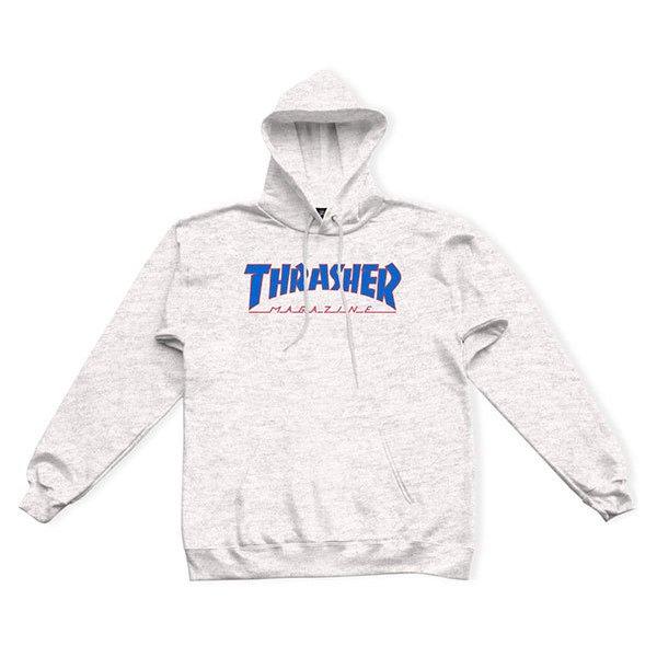 THRASHER（スラッシャー） パーカー プルオーバー Outlined Hood Ash