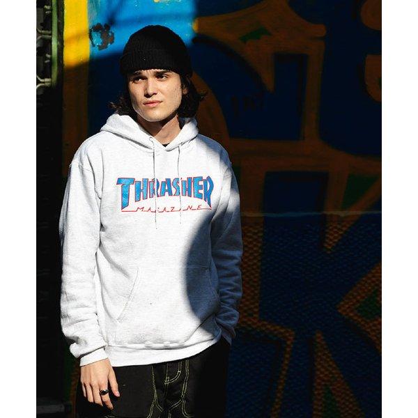 THRASHER（スラッシャー） パーカー プルオーバー Outlined Hood Ash