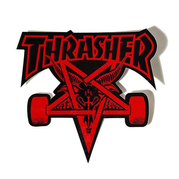 comprar Thrasher Skategoat Die Cut Sticker en la Sickest tienda de longboard de Europa