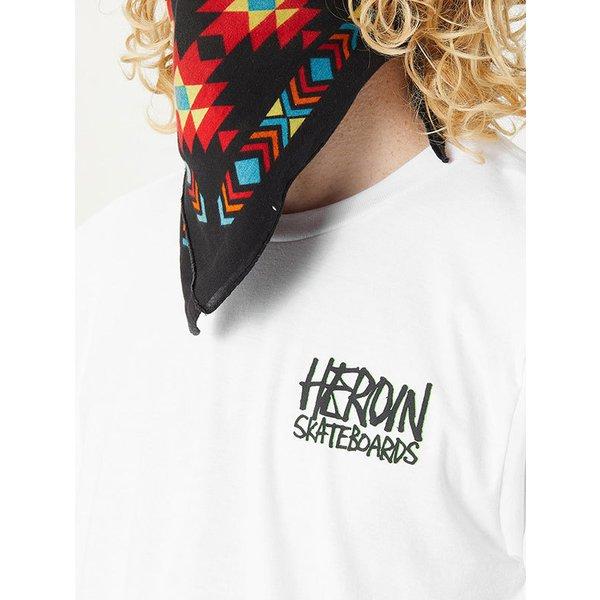 Heroin Skateboards (ヘロイン) Tシャツ Turtle T-Shirt White