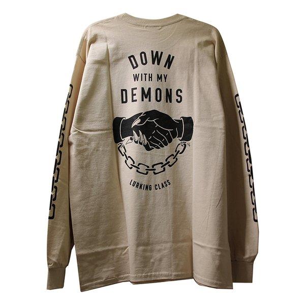 Lurking Class ラーキングクラス ロンt ロングtシャツ 長袖 Demons L S Tee Sand By Sketchy Tank スケッチータンク 7247 Sand His Hero Is Black 通販 Yahoo ショッピング