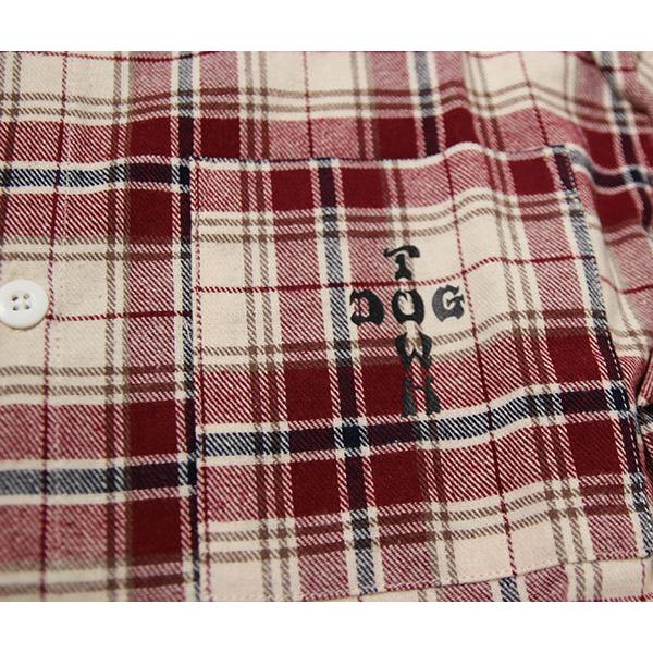 DOGTOWN（ドッグタウン） JP ネルシャツ Cross Logo FLANNEL SHIRT