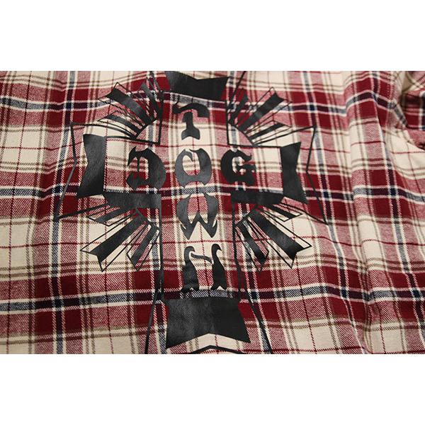DOGTOWN（ドッグタウン） JP ネルシャツ Cross Logo FLANNEL SHIRT