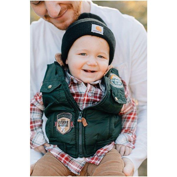 Carhartt (カーハート) キッズ ベビー 子供 ニットキャップ 帽子 Toddlers (CB8977) Seasonal