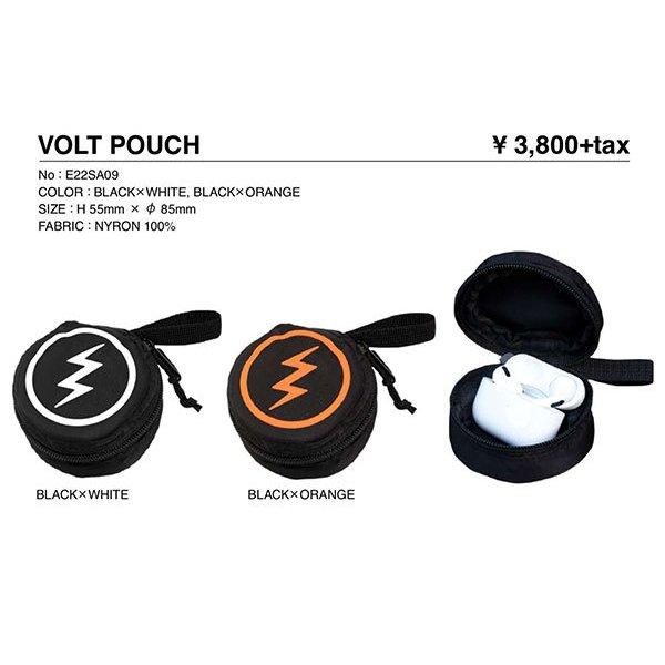 ELECTRIC (エレクトリック) ミニポーチ イヤホンポーチ VOLT POUCH BLACK x ORANGE｜his-hero-is-black｜02