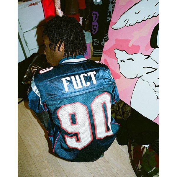 FUCT ソフトマシーン フットボールジャージ　コラボ　サイズxl FUCT ソフトマシーン フットボールジャージ コラボ サイズxl - メルカリ