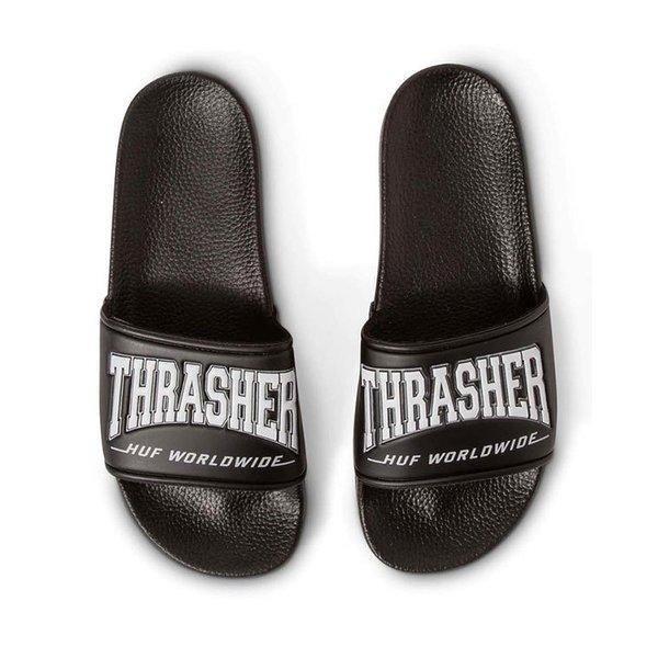 HUF（ハフ） Huf x Thrasher (ハフ/スラッシャー) サンダル スリッパ
