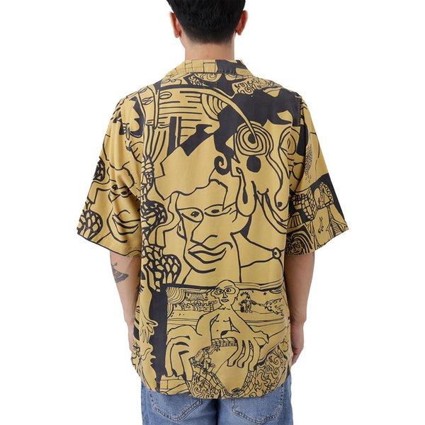 POLAR Polar Skate Co., (ポーラー) 半袖 シャツ Emile Art Button-Up