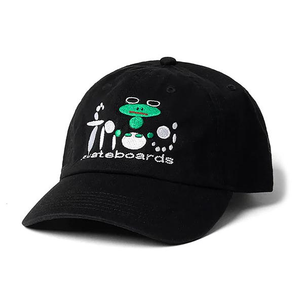 Frog Skateboards (フロッグ) キャップ 帽子 My Brain Is Fried Hat Black スケボー SKATE