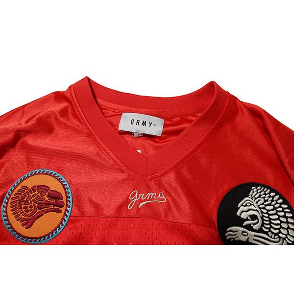 GRIMEY（グライミー） GRMY / GRIMEY フットボールジャージー Tシャツ THE CLOUT MESH FOOTBALL ...