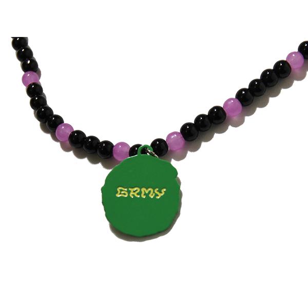 GRMY / GRIMEY (グライミー) ネックレス UFOLLOW NO PEACE BEADS NECKLACE BLACK | Spring 23｜his-hero-is-black｜04