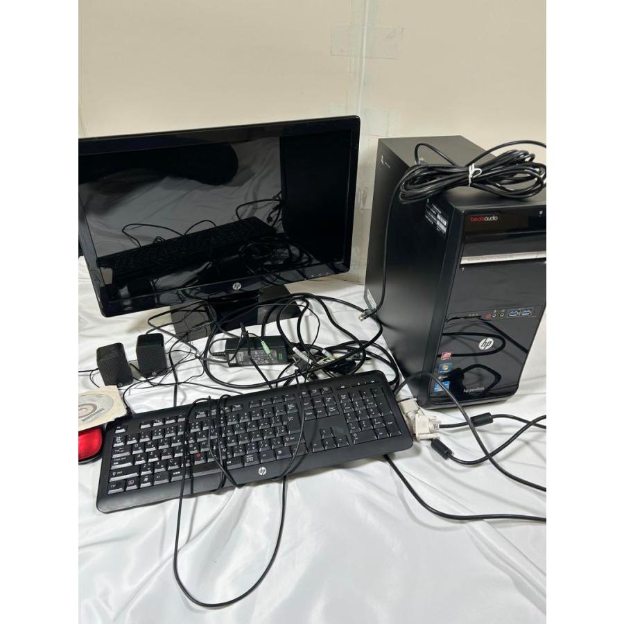 Pavilion HP PC モニター キーボード付 Win10 : HIS HERO IS BLACK 