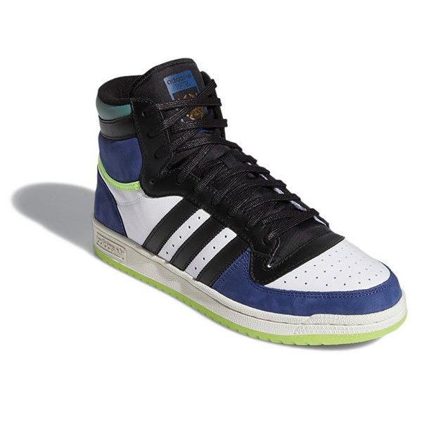 adidas (アディダス) トップテン ハイカット スニーカー TOP TEN RB DONOVAN MITCHELL SHOES (Tech Indigo / Core Black / Hi-Res Yellow)｜his-hero-is-black｜02