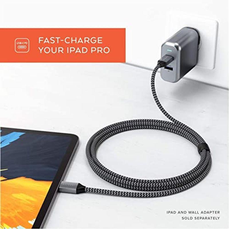 Satechi USB-C to USB-C 100W 充電ケーブル 2M Type-C機器用 (MacBook Pro, iPad Pro｜hisabisa｜02