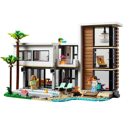 レゴ (LEGO) クリエイター モダンな家 おもちゃ 玩具 誕生日 プレゼント ブロック 男の子 女の子 子供 9歳 10歳 11歳 小学生 インテリア オシャレ 31_3