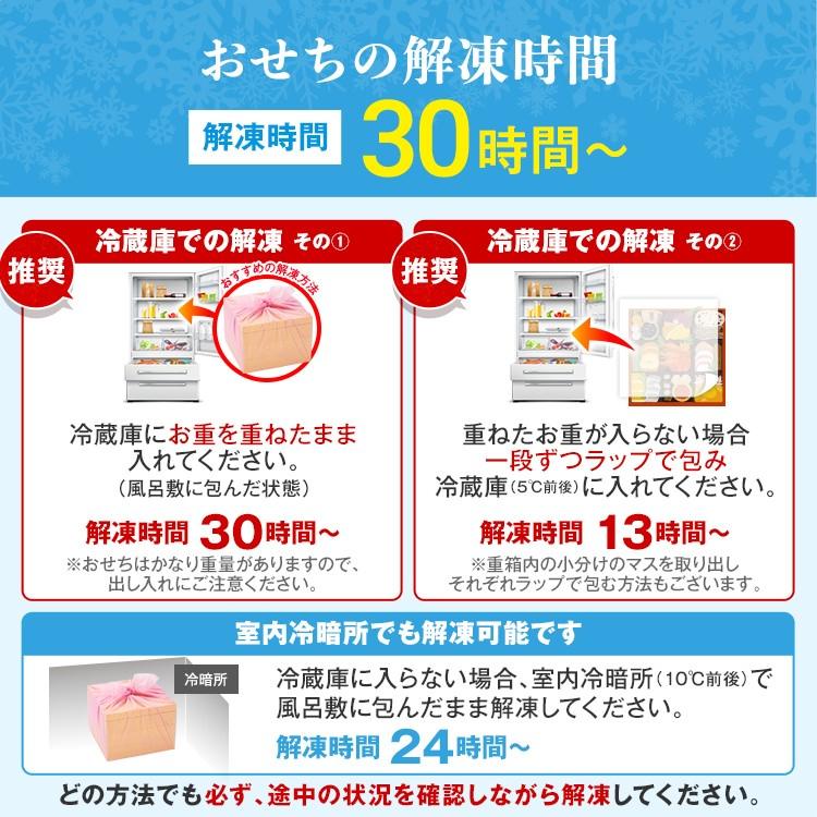 おせち 早割 2027 おせち料理 予約 冷凍 博多久松 大名 和風 洋風 8寸3段重 4人前 5人前 6人前 43品 2026 | 博多久松 | 12