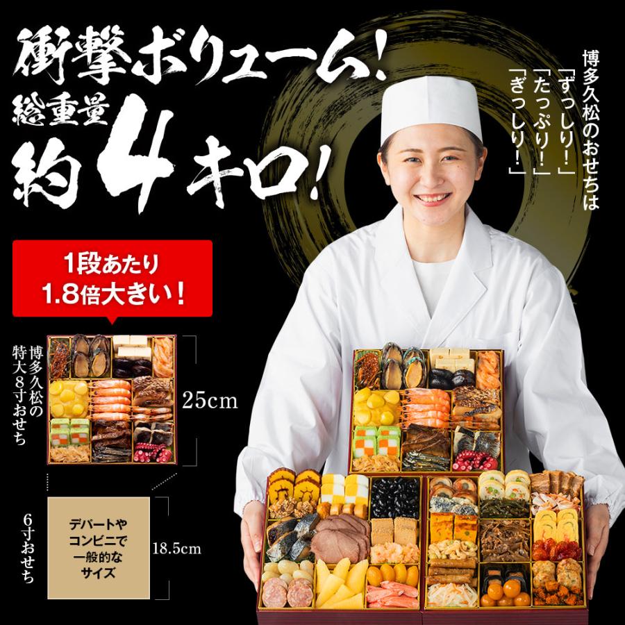 おせち おせち料理 2023 予約 送料無料 博多久松 厳選本格 和風 祝赤重 特大8寸×3段重 全48品 4人前-5人前 冷凍 2022 :iwaiaka:博多久松 - 通販 - Yahoo!ショッピング おせち おせち料理 2023 予約 送料無料 博多久松 厳選本格 和風 祝赤重 特大8寸×3段重 全48品 4人前-5人前 冷凍 2022 :iwaiaka:博多久松 - 通販 - Yahoo!ショッピング