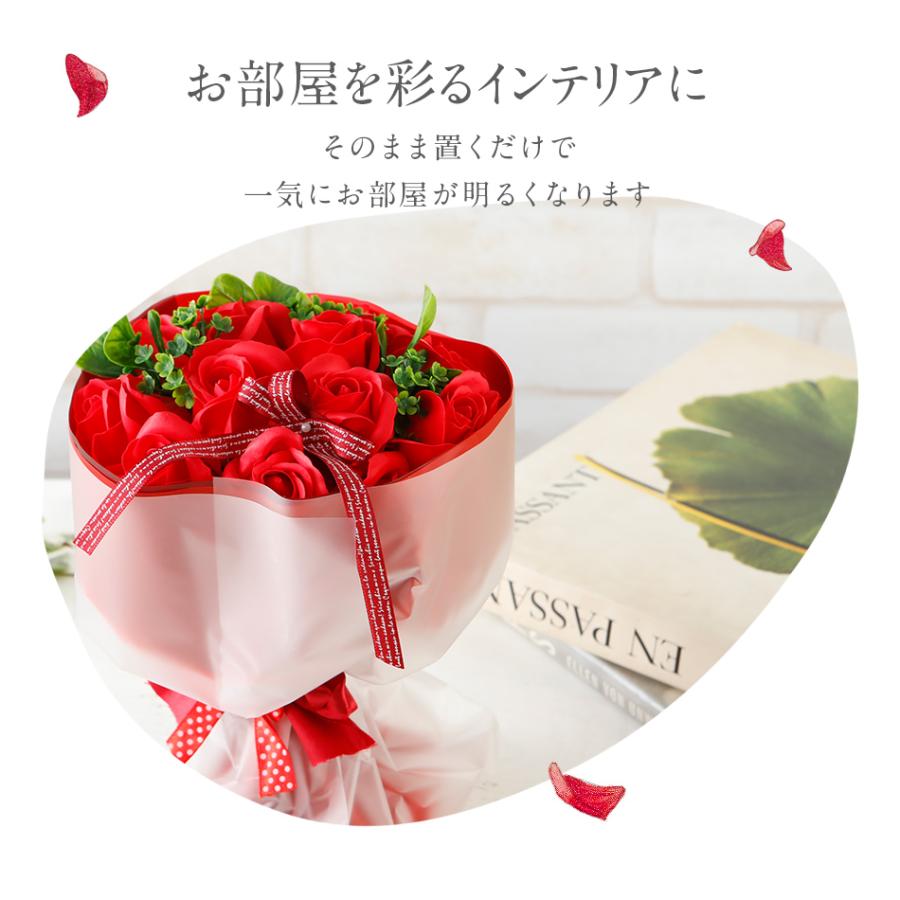 母の日 セール【1000円offクーポン】 ソープフラワー ローズブーケ