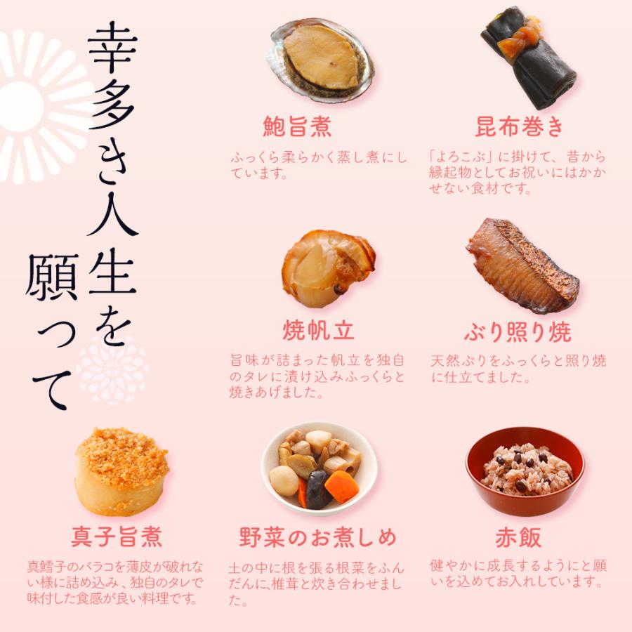 お食い初め お祝い重（お食い初め用）単品 4個 1個あたり ￥4，250 お食い初めセット 食器 宅配 100日 百日祝い お食い初め膳 お七夜 命名 お祝い事_6