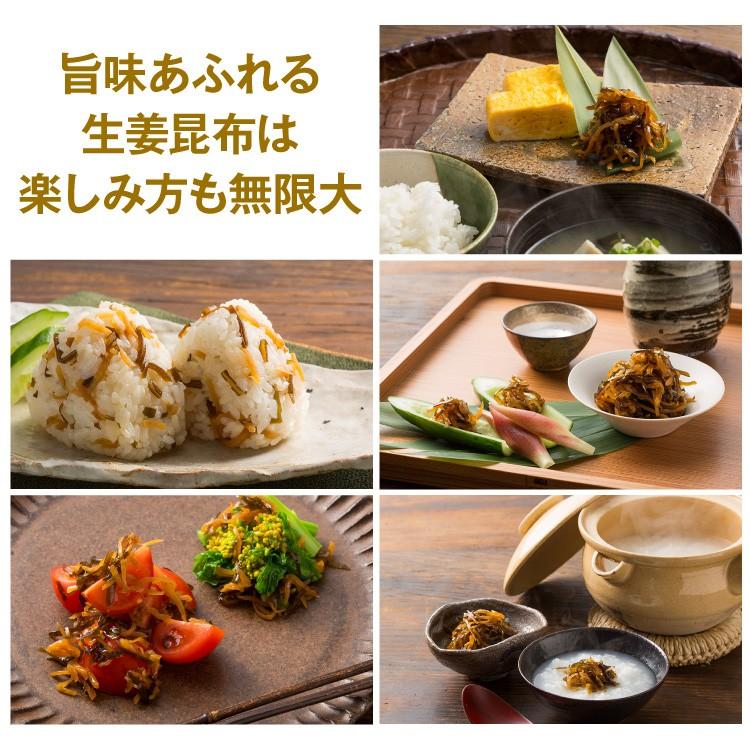 生姜昆布 200g×2パック入り 400g 佃煮 漬物 九州産 生姜 北海道産 昆布 こんぶ 詰め合わせ ポイント消化 送料無料 ご当地 国産 | 博多久松 | 06
