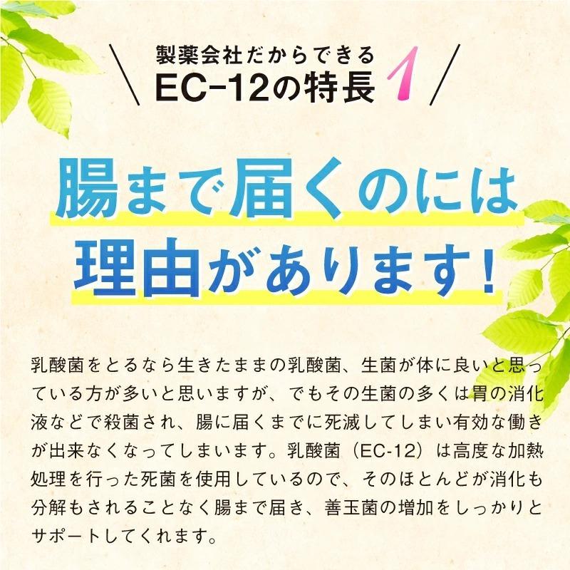 乳酸菌(EC-12)チュアブル120粒×3 約3か月分 サプリメント タブレット ミルクオリゴ糖 フェカリス菌 ビフィズス菌 ヨーグルト 腸内フローラ 腸活  久光製薬｜hisamitsukenkou｜07