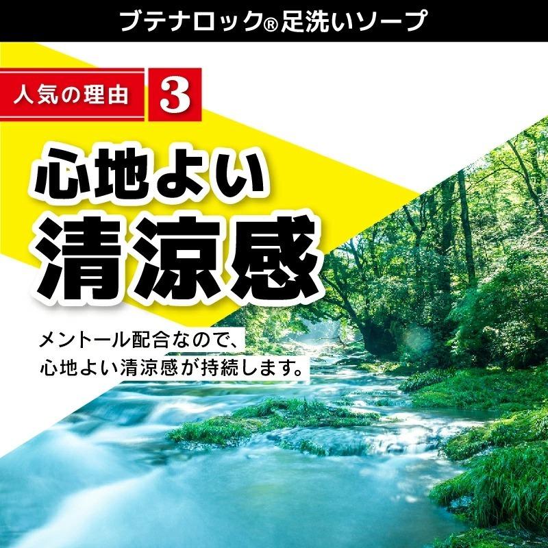 ブテナロック 足洗いソープ80g x 3本 足の臭い 足用石鹸 ソープ 石鹸 臭い対策 足の匂い フットケア 殺菌 消毒 洗浄【久光製薬公式】｜hisamitsukenkou｜09