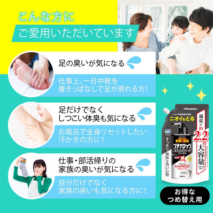 久光製薬 薬用 BL ブテナロック メディカルソープ フット＆ボディ 大