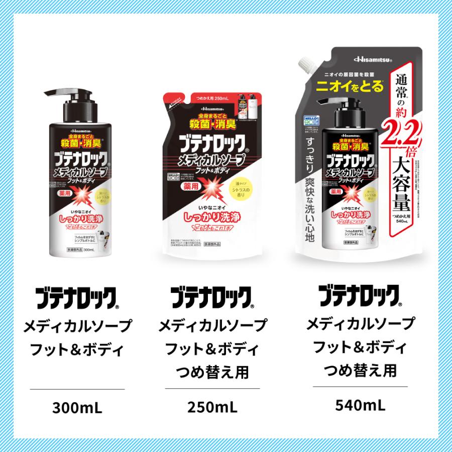 久光製薬 薬用 BL ブテナロック メディカルソープ フット＆ボディ 大
